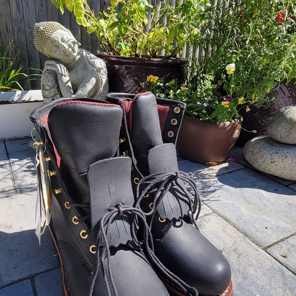 Chippewa Boots Black leather